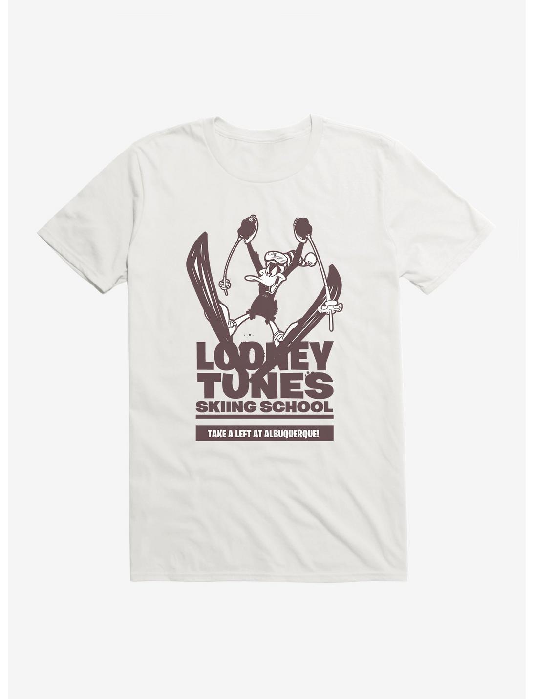 Looney Tunes Skiing School T-Shirt, WHITE, hi-res