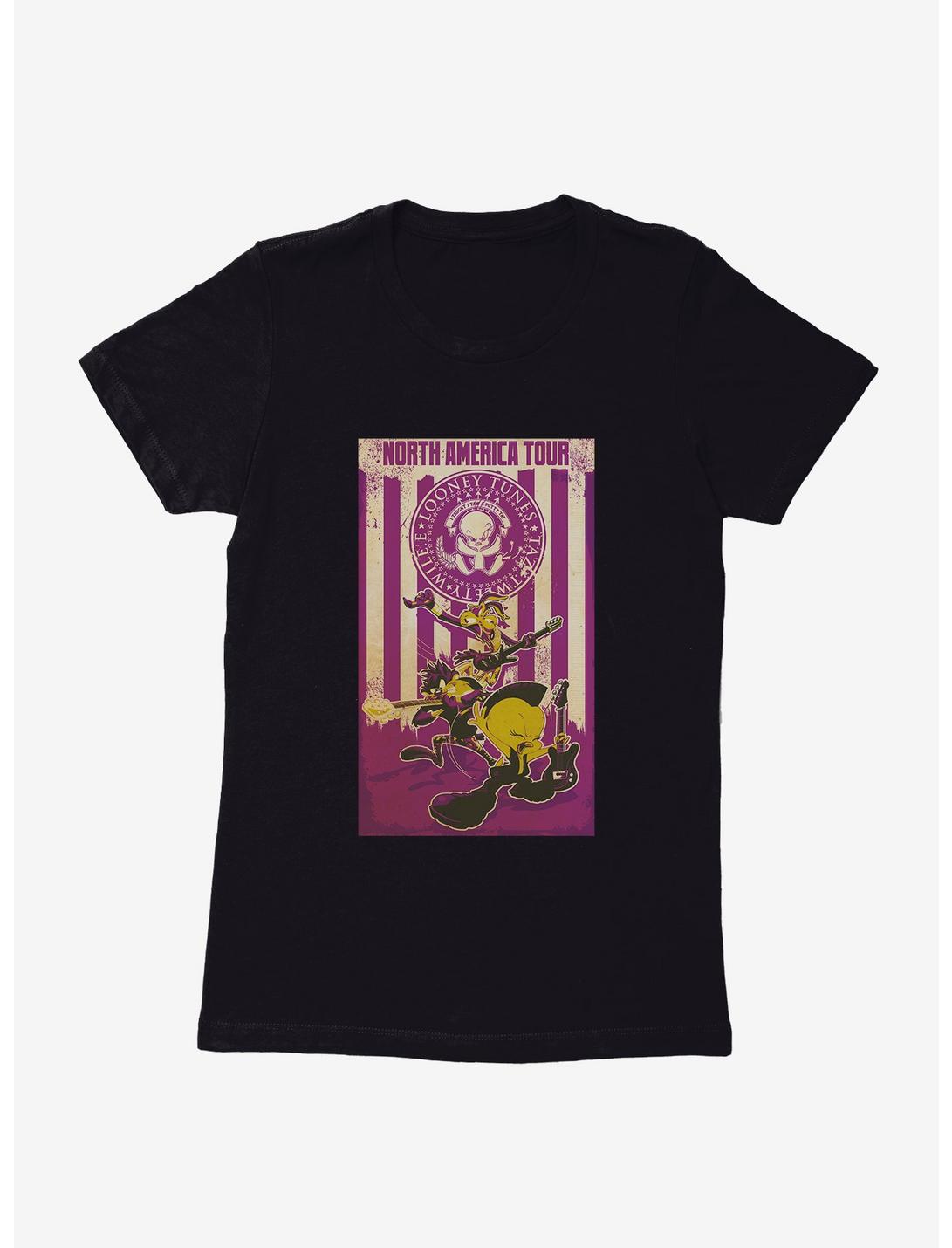 Looney Tunes North America Tour Purple Color Womens T-Shirt, , hi-res