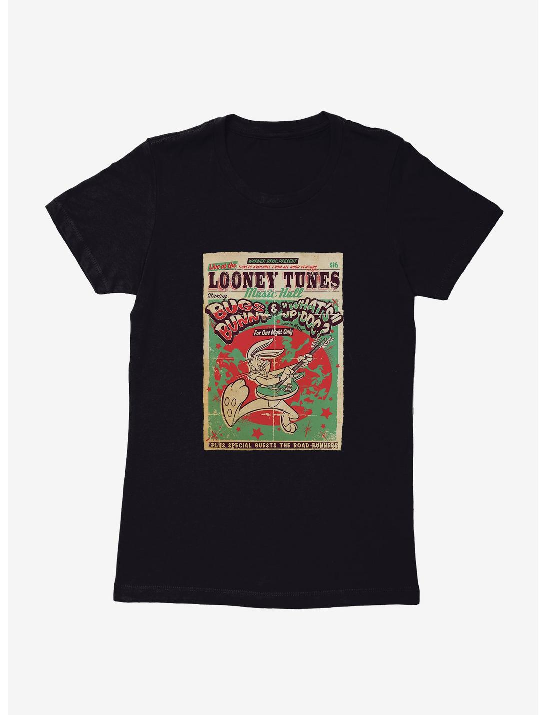 Looney Tunes Music Hall Womens T-Shirt, BLACK, hi-res