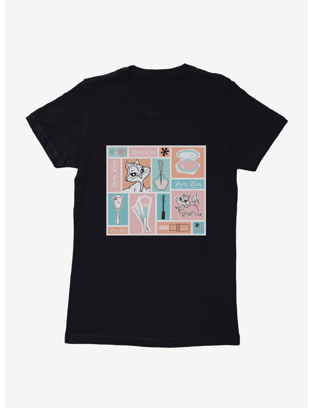 Looney Tunes Summer Fun Pretty Kitty Womens T-Shirt, BLACK, hi-res