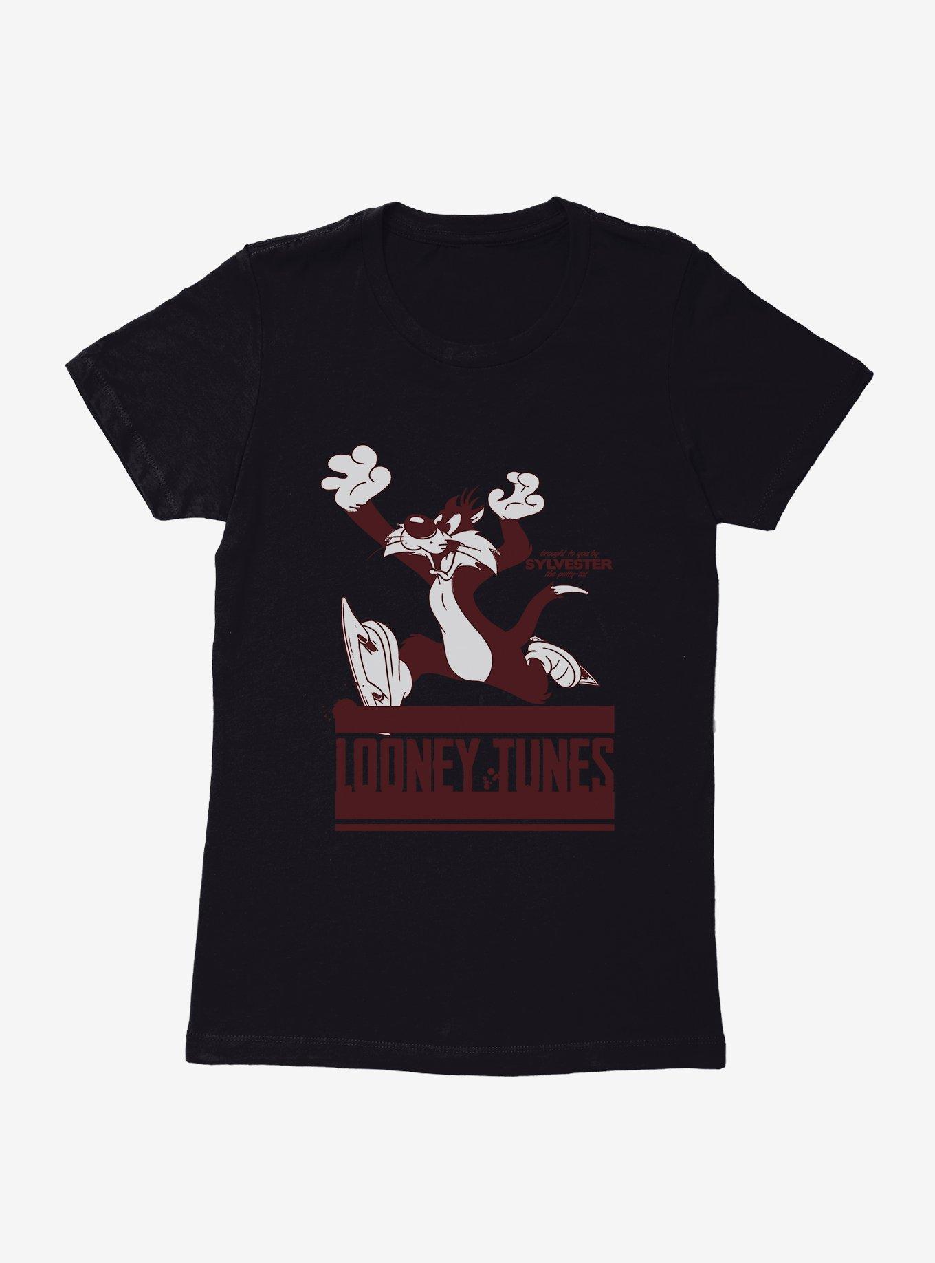 Looney Tunes Sylvester Ice Skating Womens T-Shirt, , hi-res