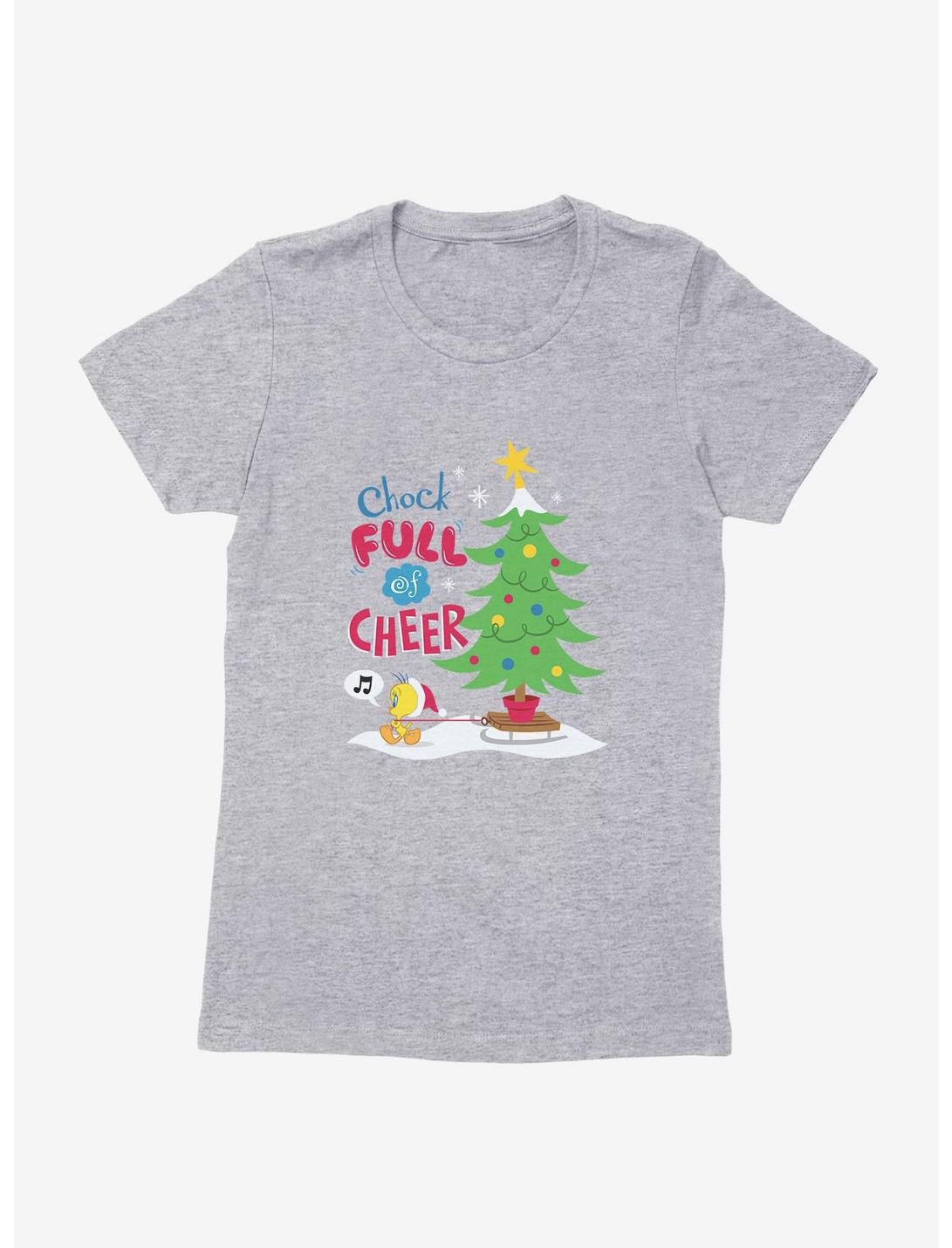 Looney Tunes Holiday Full Of Cheer Womens T-Shirt, HEATHER, hi-res