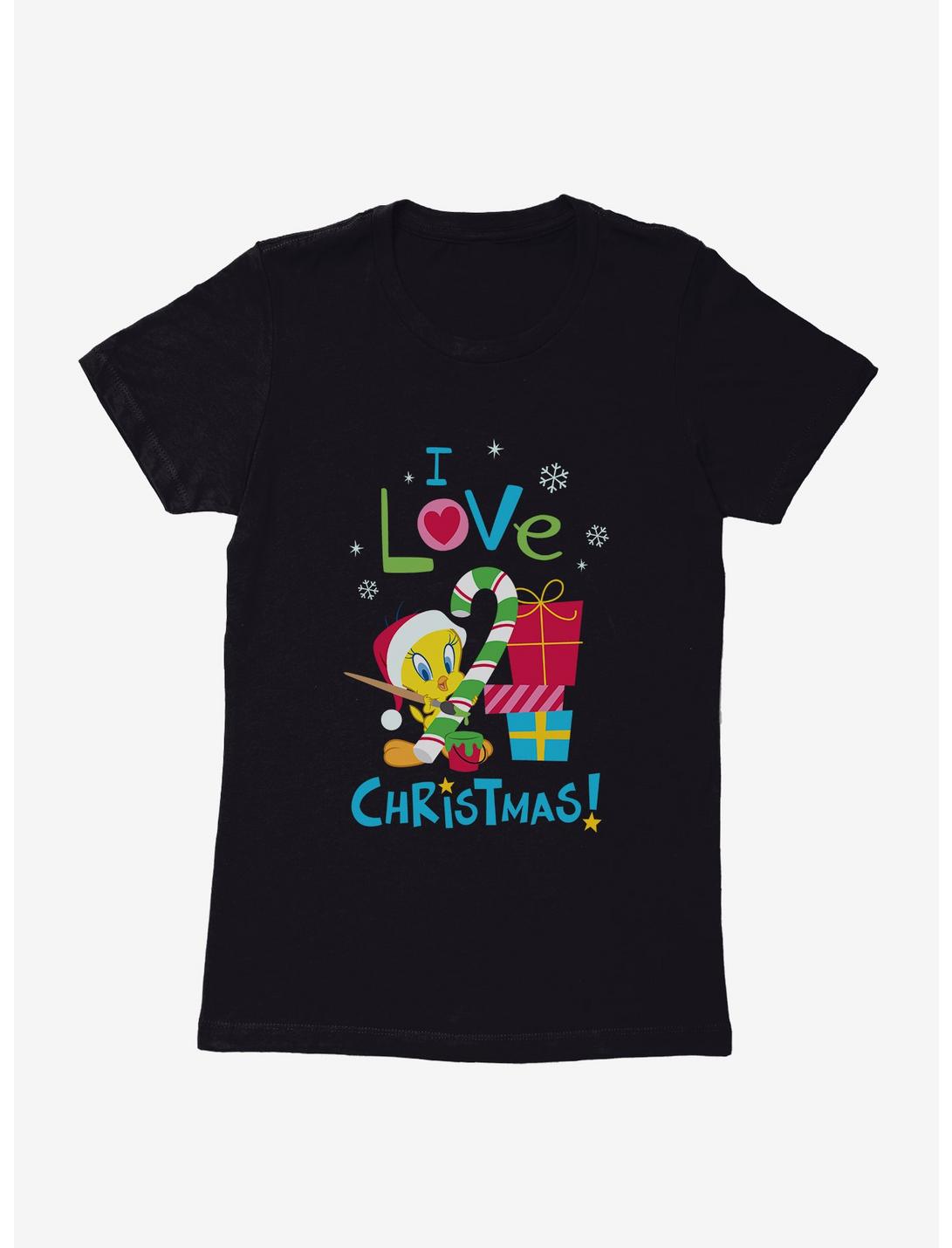 Looney Tunes Holiday I Love Christmas Tweety Womens T-Shirt, , hi-res
