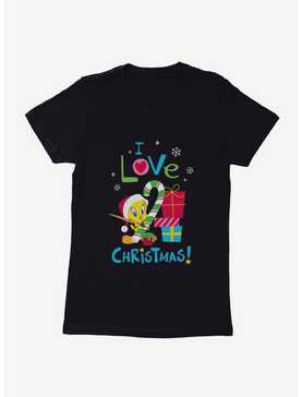 Looney Tunes Holiday I Love Christmas Tweety Womens T-Shirt, , hi-res