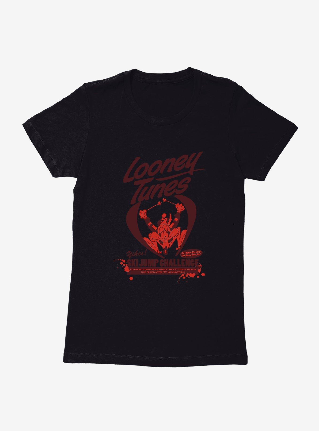 Looney Tunes Wile E. Coyote Ski Jump Womens T-Shirt, , hi-res