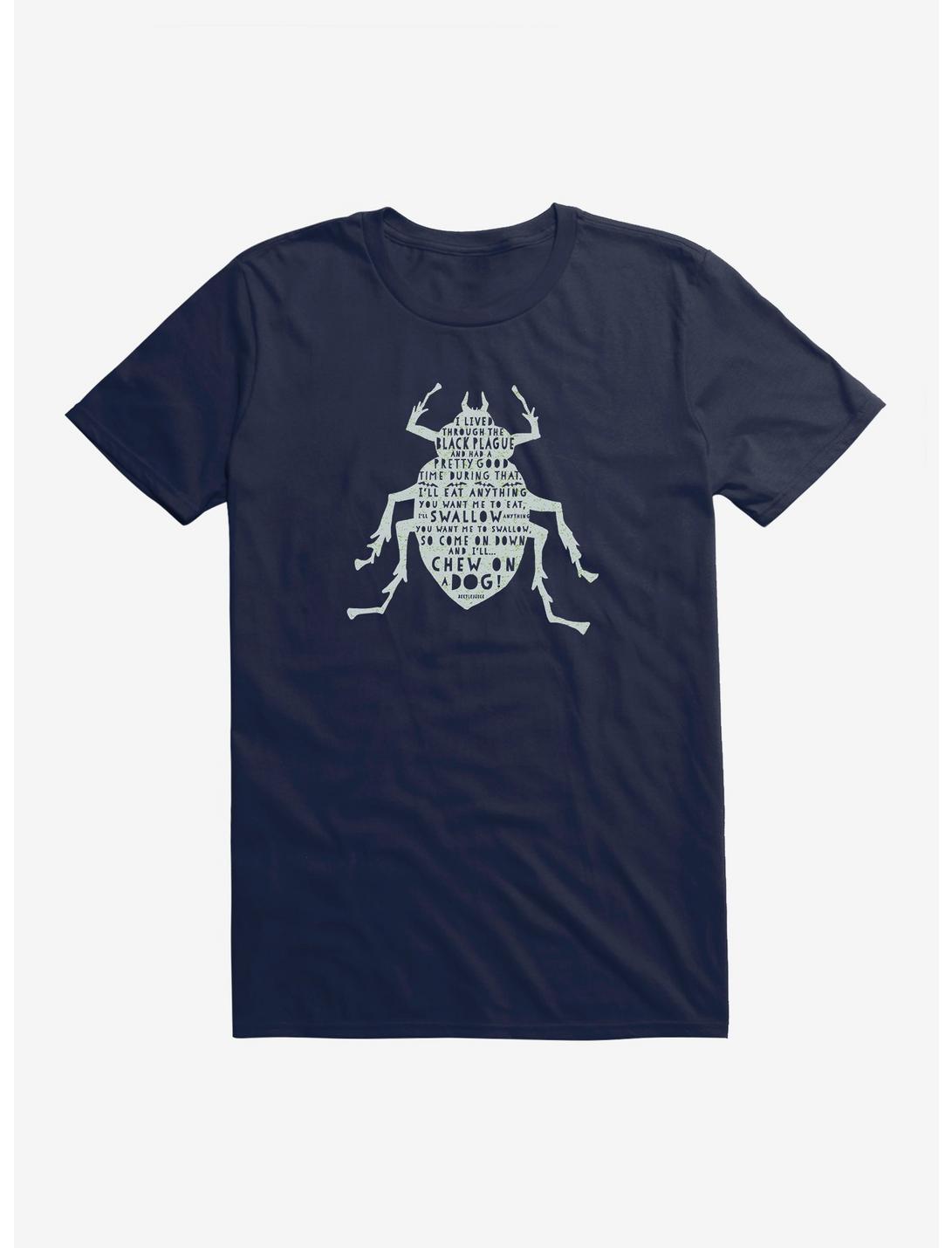 Beetlejuice Beetle Black T-Shirt, MIDNIGHT NAVY, hi-res