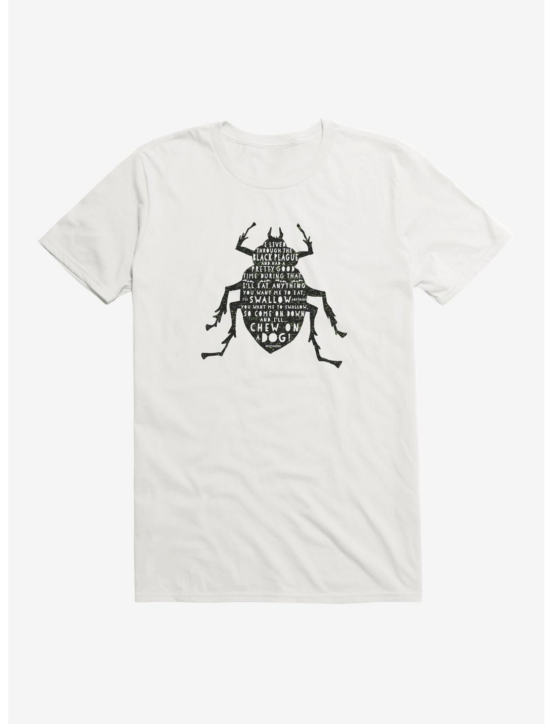 Beetlejuice Beetle Black T-Shirt, WHITE, hi-res
