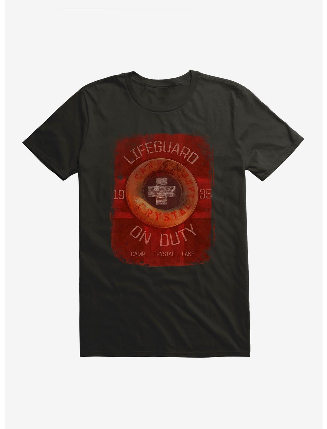 Friday The 13th Lifeguard On Duty T-Shirt, BLACK, hi-res
