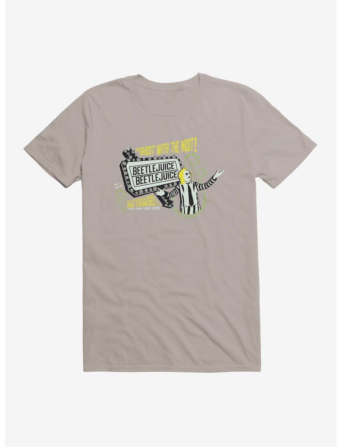 Beetlejuice Ghost With Most T-Shirt, LIGHT GREY, hi-res
