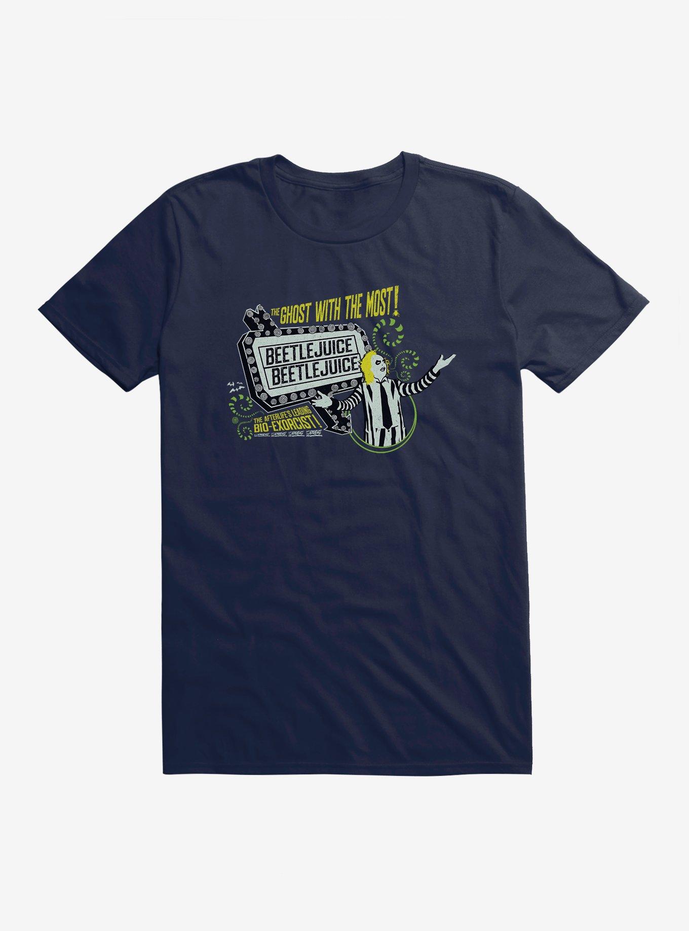 Beetlejuice Ghost With Most T-Shirt - BLUE | BoxLunch