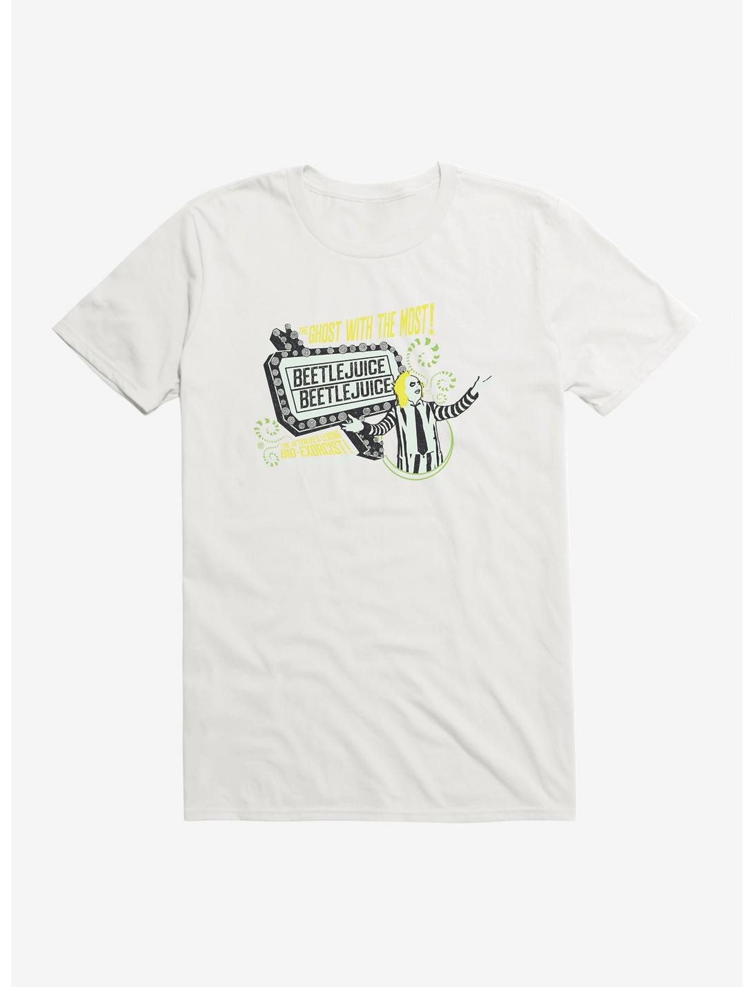 Beetlejuice Ghost With Most T-Shirt, WHITE, hi-res