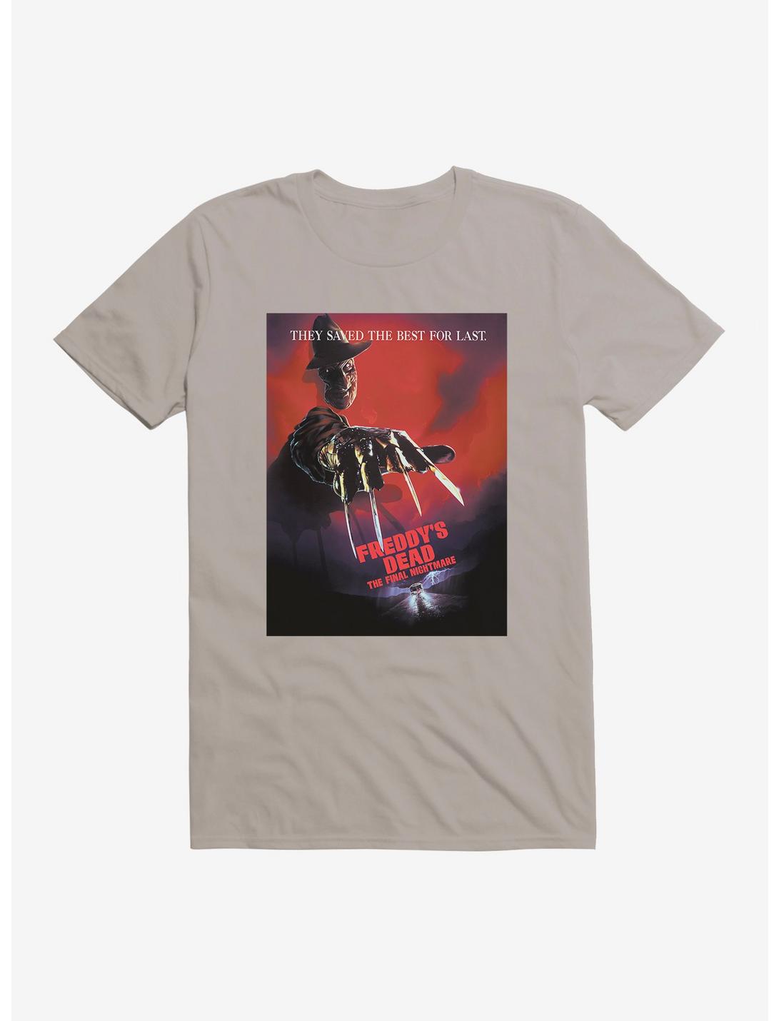 A Nightmare On Elm Street Freddy's Dead T-Shirt, LIGHT GREY, hi-res