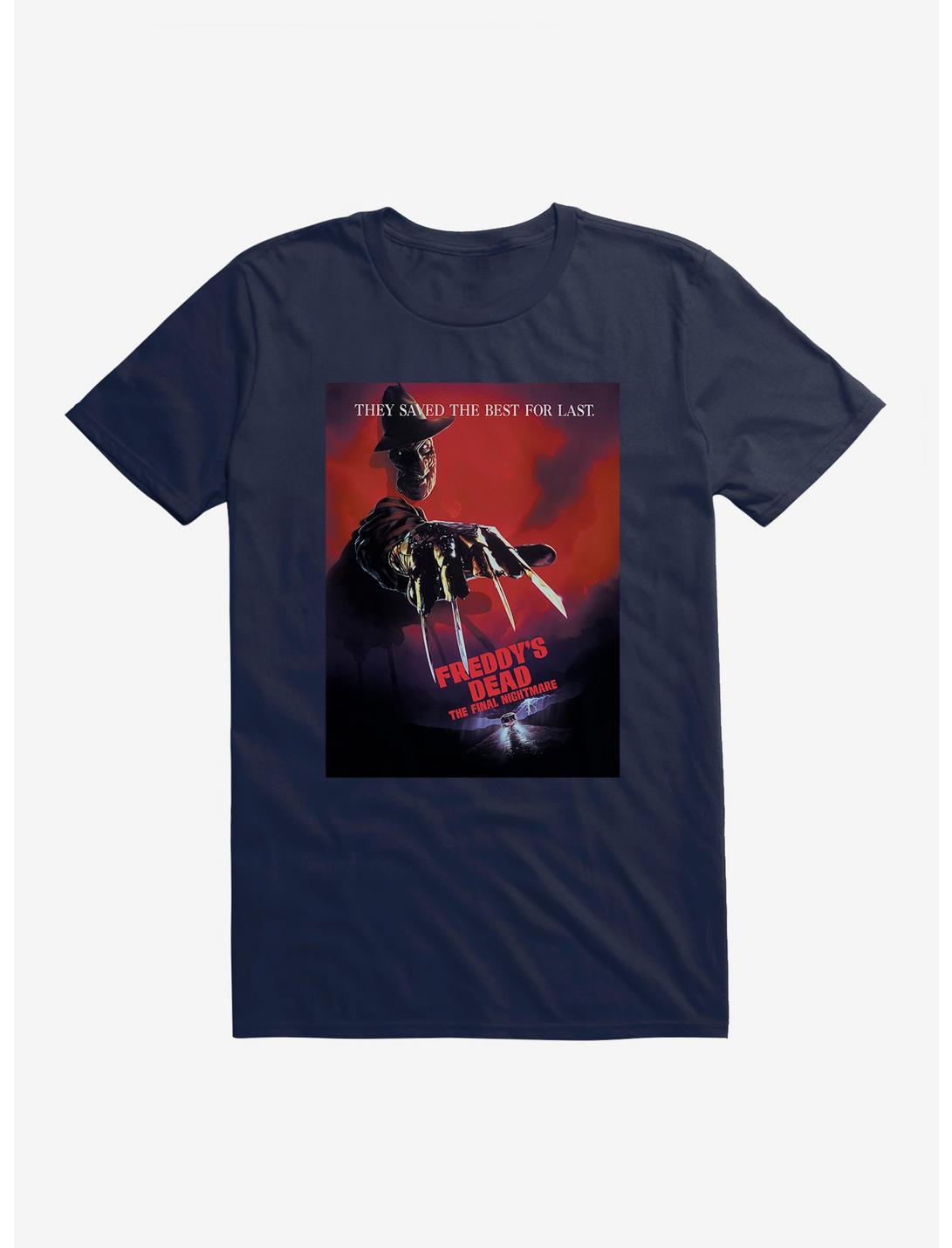 A Nightmare On Elm Street Freddy's Dead T-Shirt, MIDNIGHT NAVY, hi-res