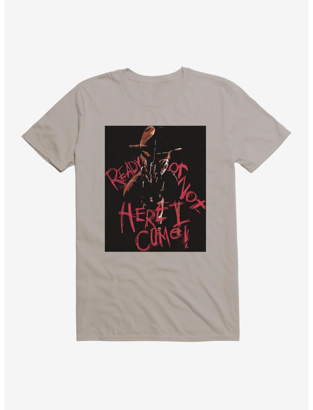 A Nightmare On Elm Street Ready Or Not T-Shirt, LIGHT GREY, hi-res