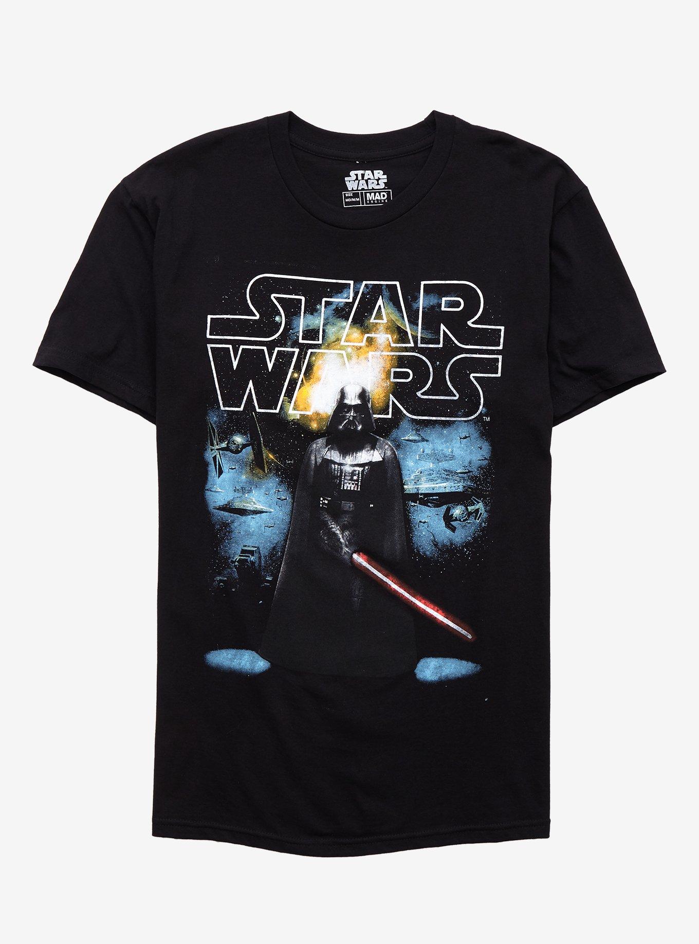 Star Wars Darth Vader & Fleet T-Shirt, BLACK, hi-res