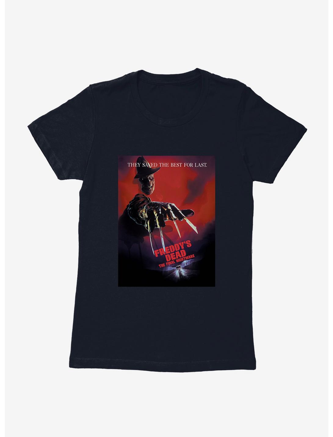 A Nightmare On Elm Street Freddy's Dead Womens T-Shirt, MIDNIGHT NAVY, hi-res