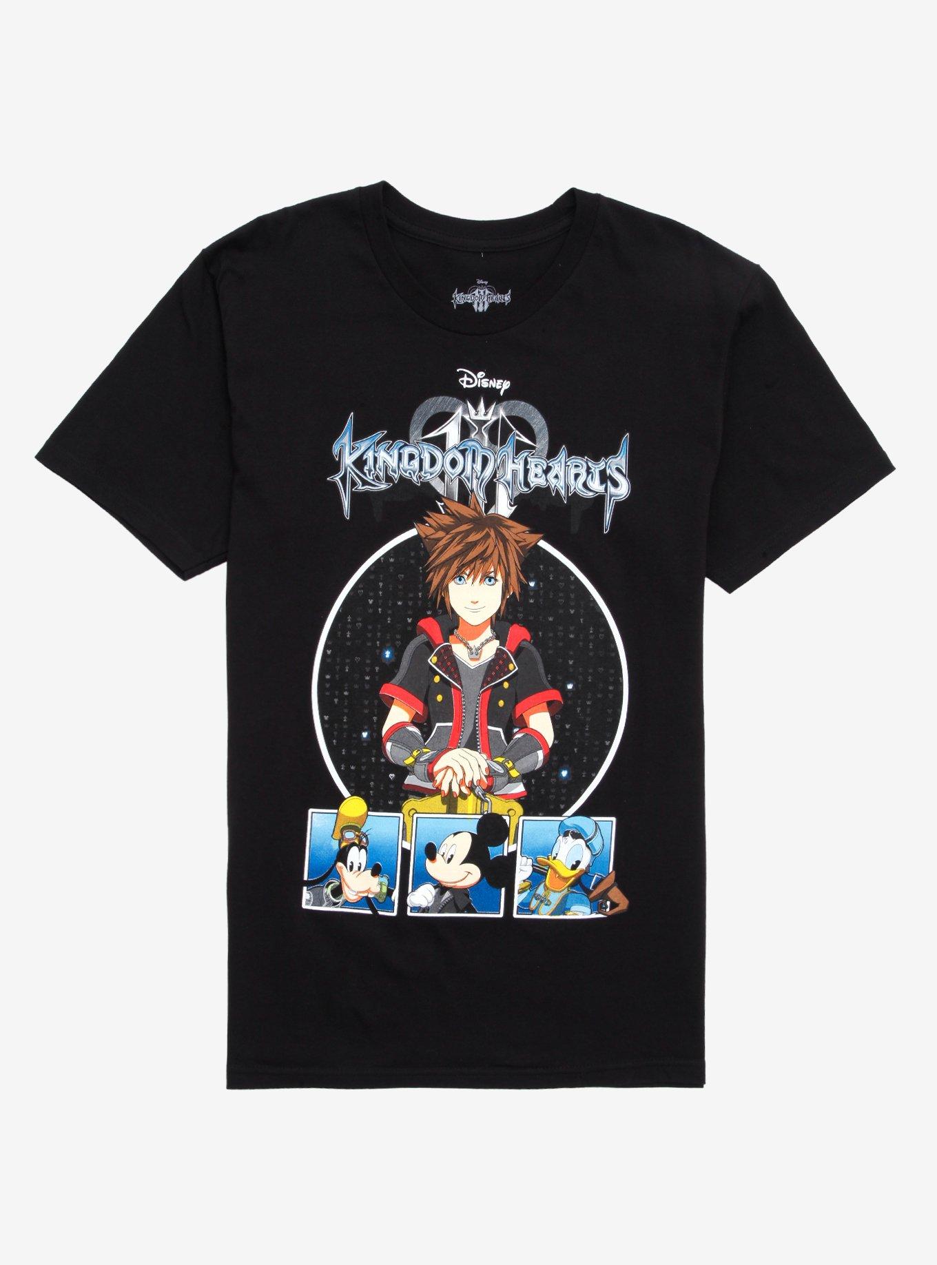 Disney Kingdom Hearts III Sora & Trio T-Shirt, BLACK, hi-res
