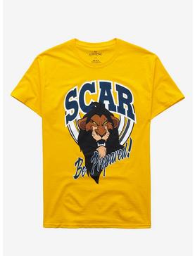Disney The Lion King Scar Be Prepared T-Shirt, GOLDEN YELLOW, hi-res