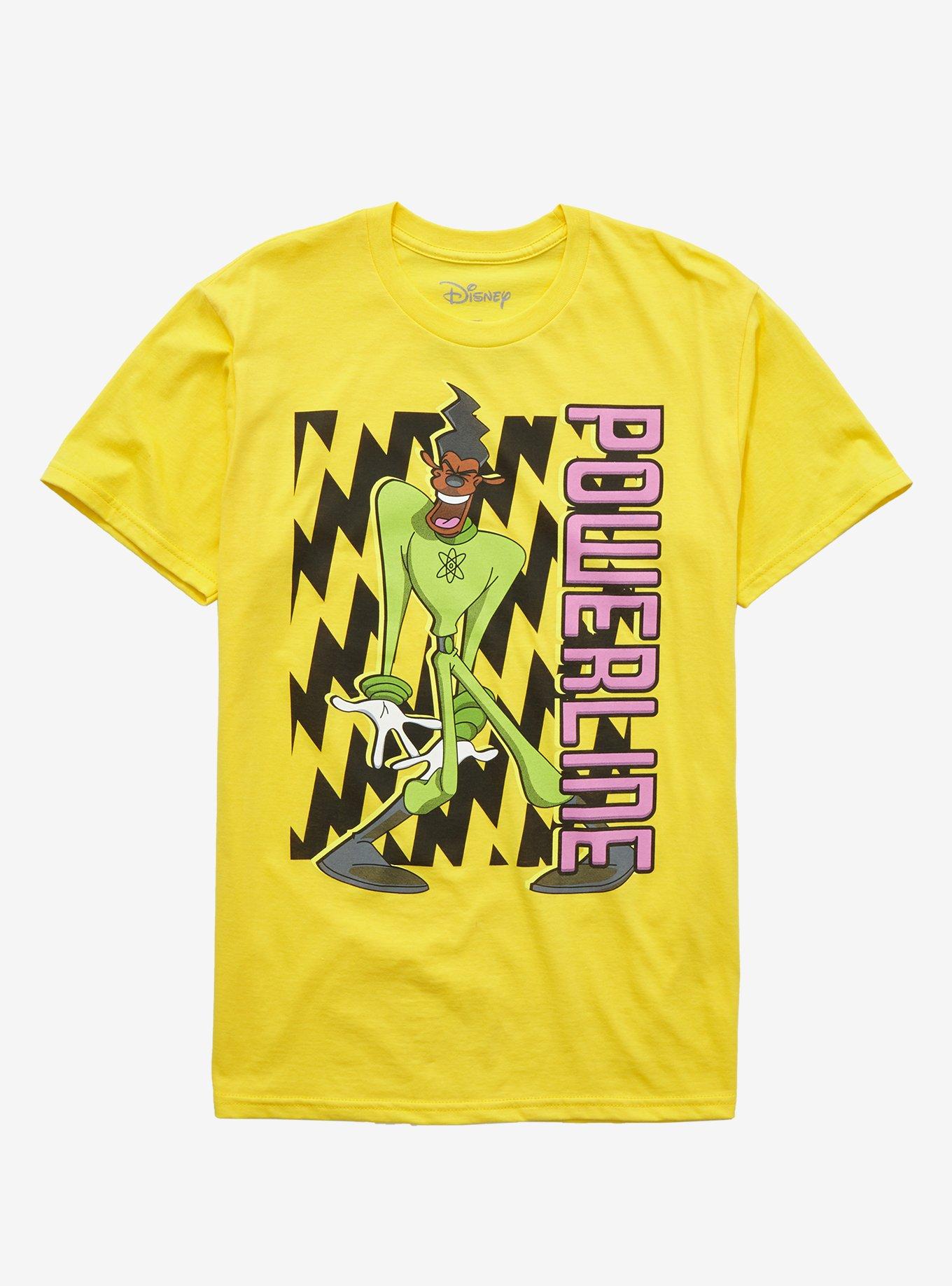 Disney A Goofy Movie Powerline Static T-Shirt, GOLDEN YELLOW, hi-res