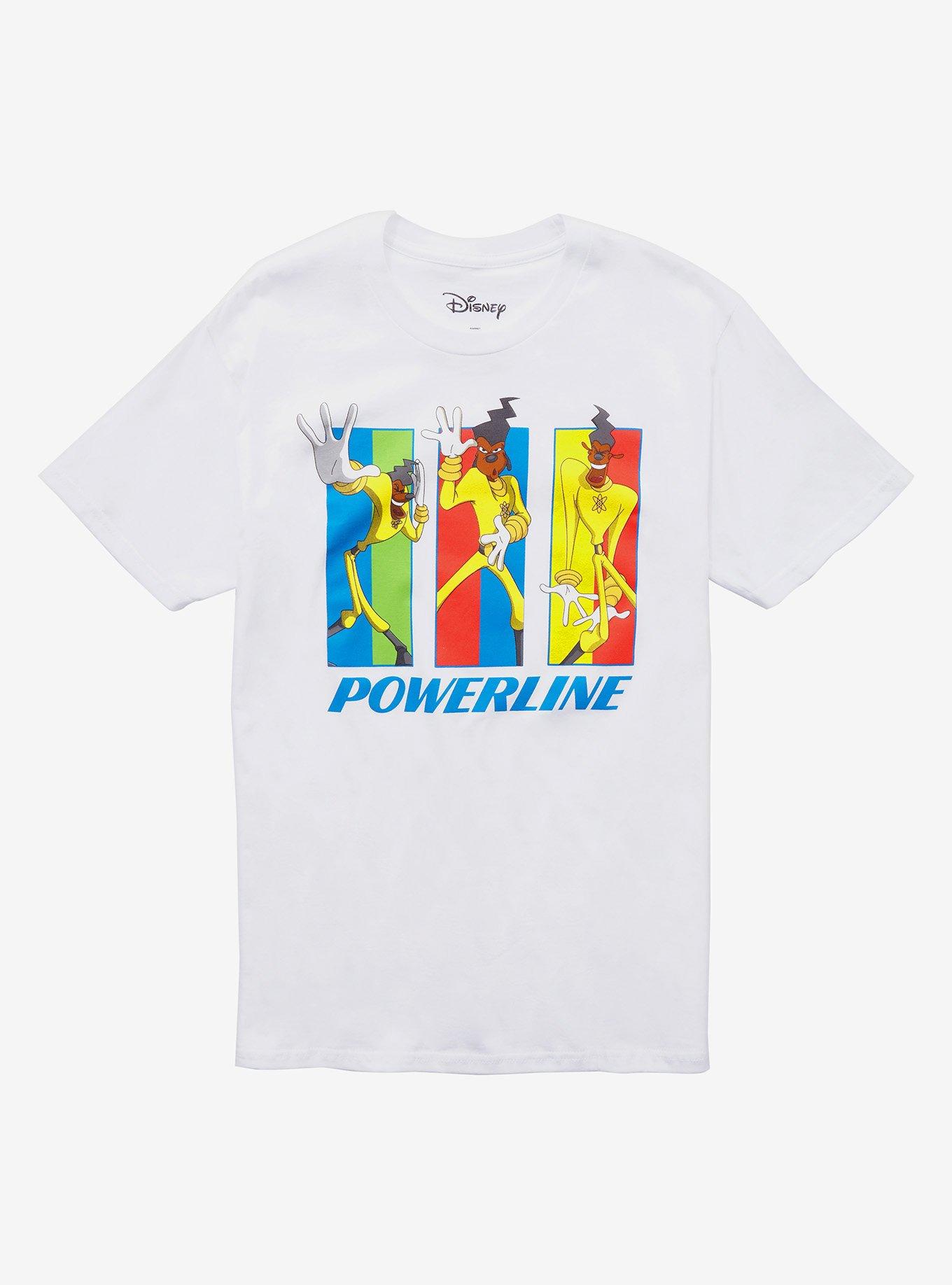 Disney A Goofy Movie Powerline Dance Panels T-Shirt, WHITE, hi-res