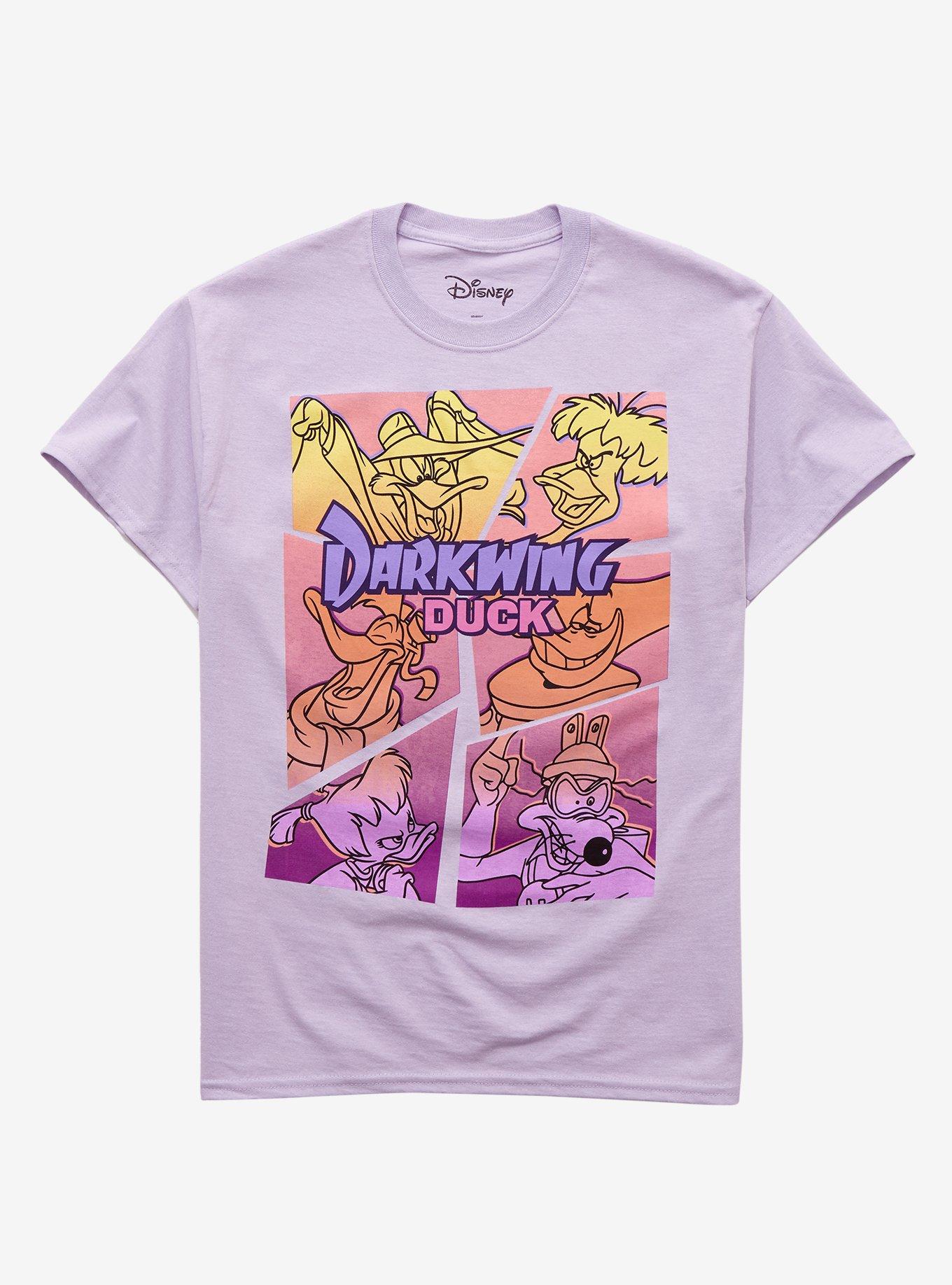 Disney Darkwing Duck Gradient Characters T-Shirt, LAVENDER, hi-res