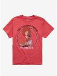 Disney A Goofy Movie The Leaning Tower Of Cheeza T-Shirt, RED, hi-res