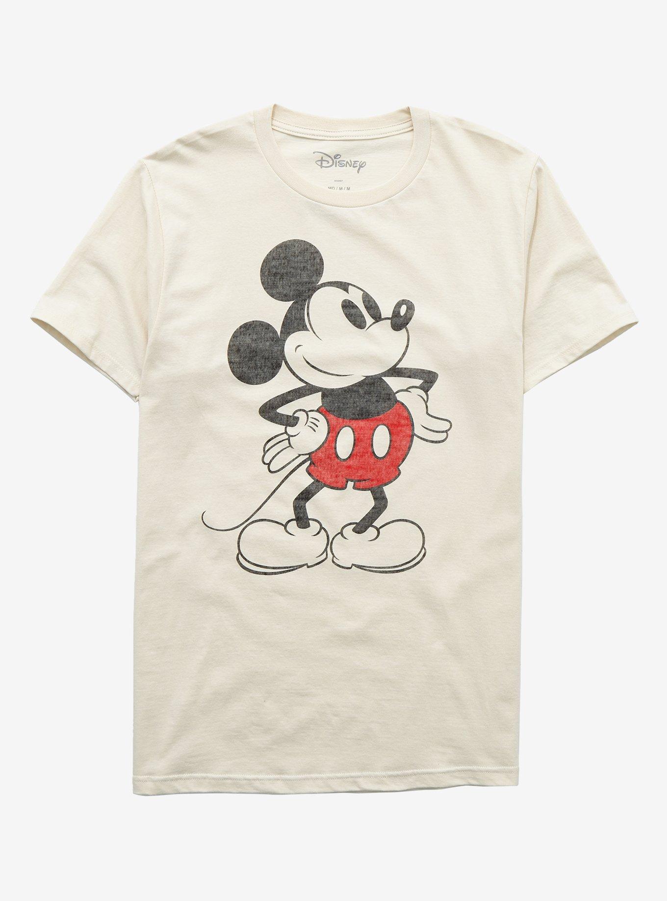 Disney Mickey Mouse Classic Cream T-Shirt, CREAM, hi-res