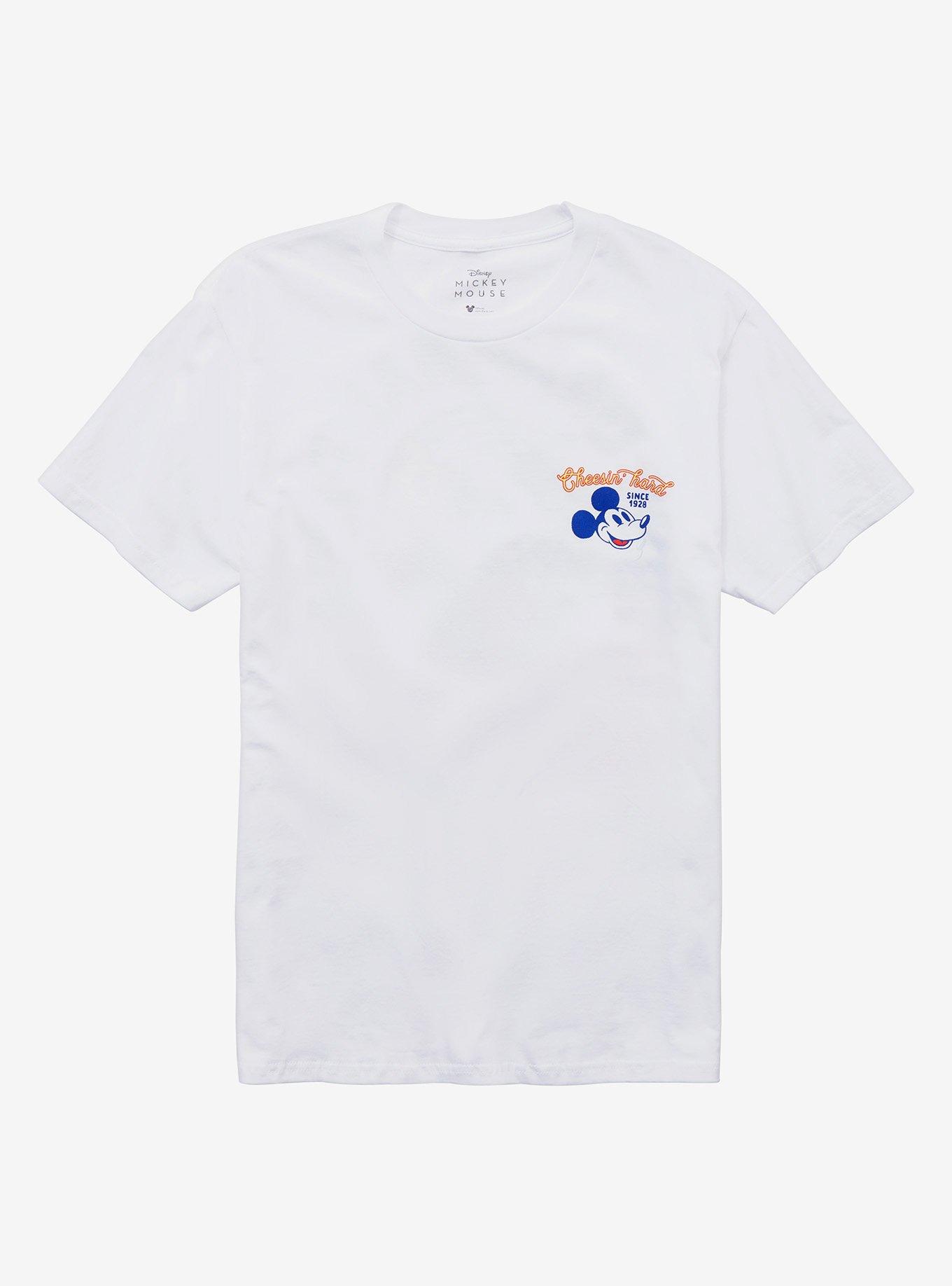 Disney Mickey Mouse Cheesin' Hard T-Shirt, WHITE, hi-res