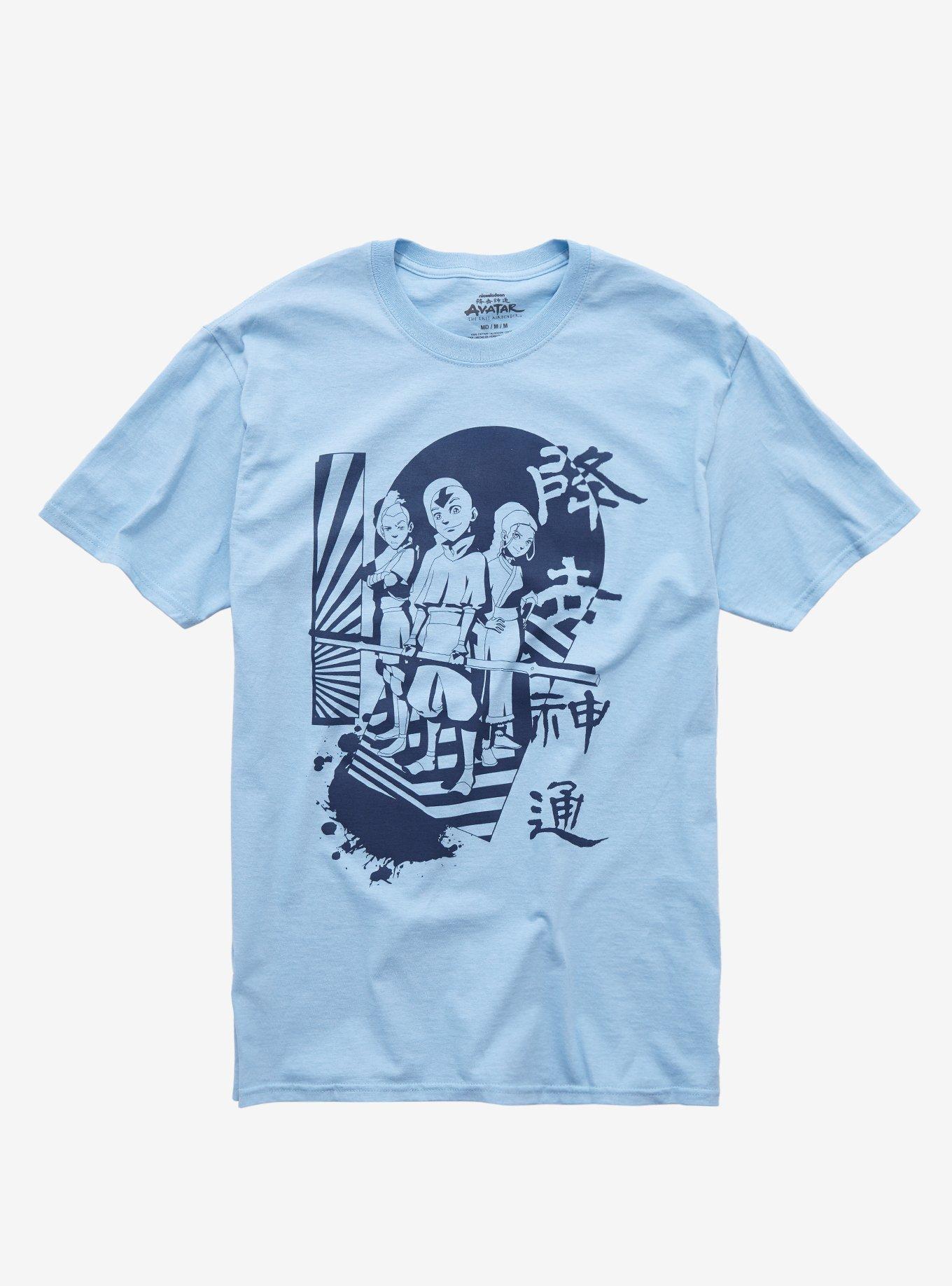 Avatar: The Last Airbender Group Blue T-Shirt, TEAL, hi-res