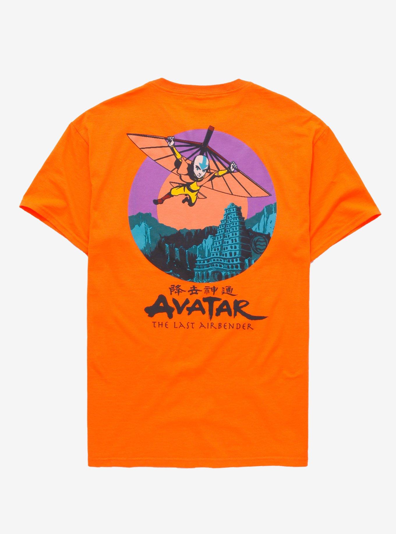 Avatar: The Last Airbender Aang Glider T-Shirt, ORANGE, hi-res