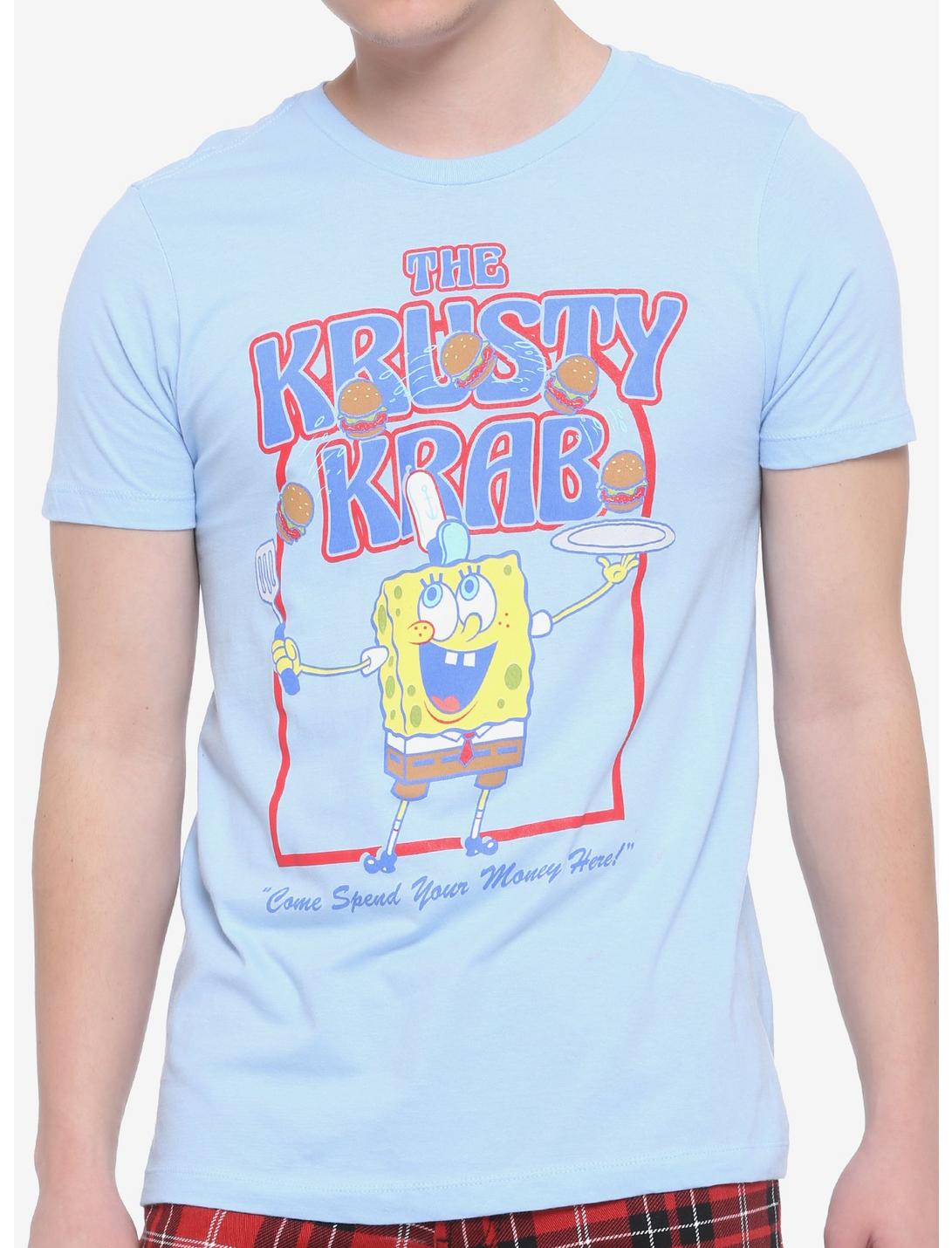SpongeBob SquarePants Krusty Krab Blue T-Shirt, BLUE, hi-res