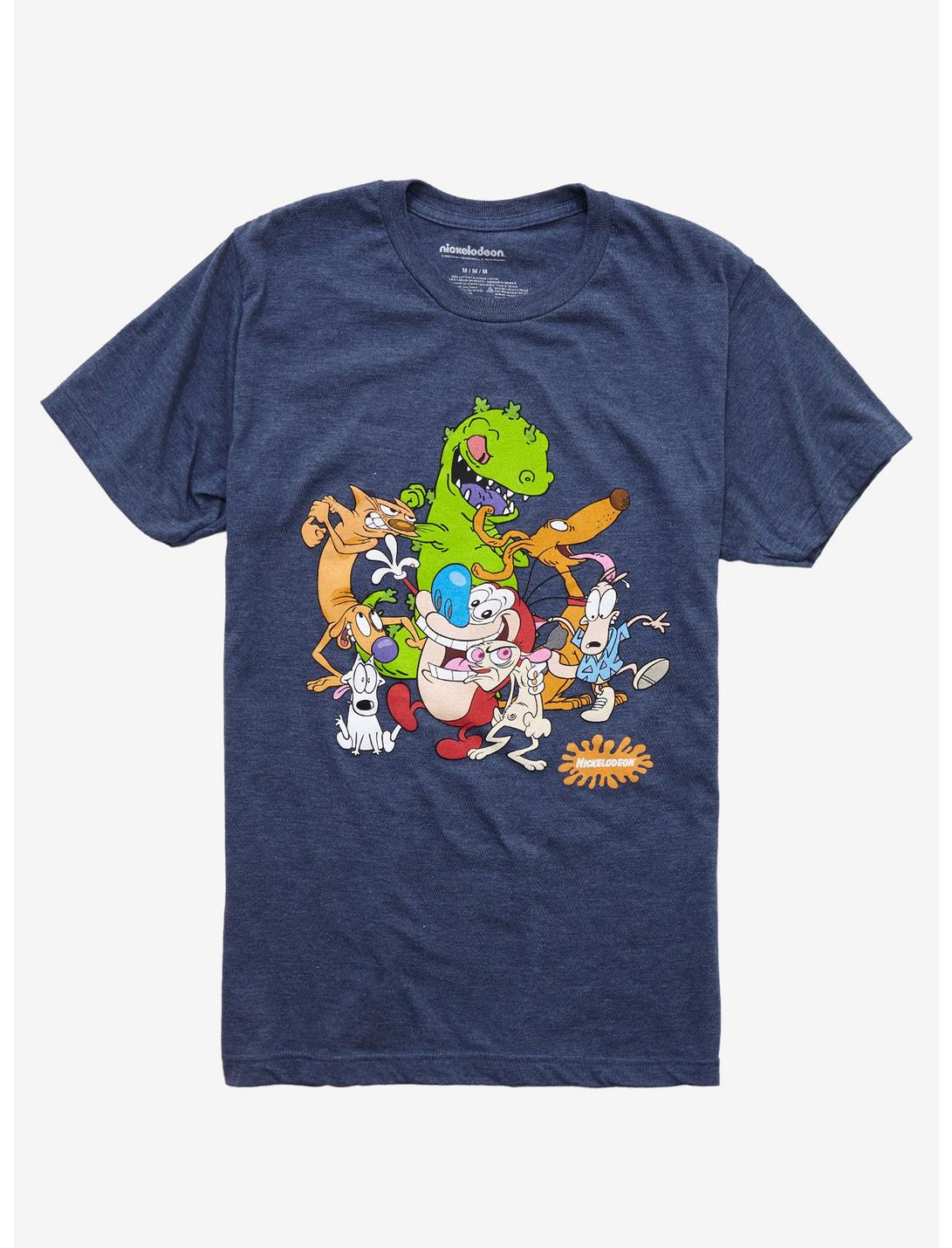 Nickelodeon Classic Characters T-Shirt, NAVY, hi-res