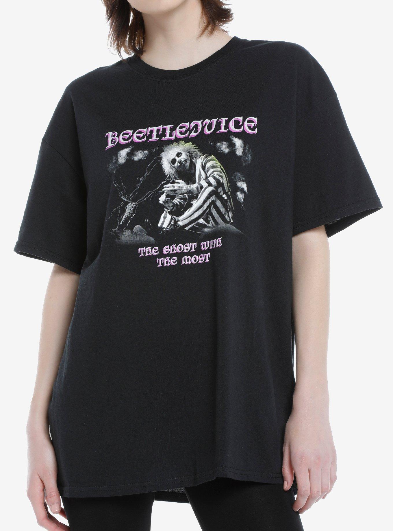 Beetlejuice Ghost With Most Oversized Girls T-Shirt | Hot Topic