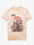 Star Wars The Mandalorian Sunset Tie-Dye Boyfriend Fit Girls T-Shirt, MULTI, hi-res
