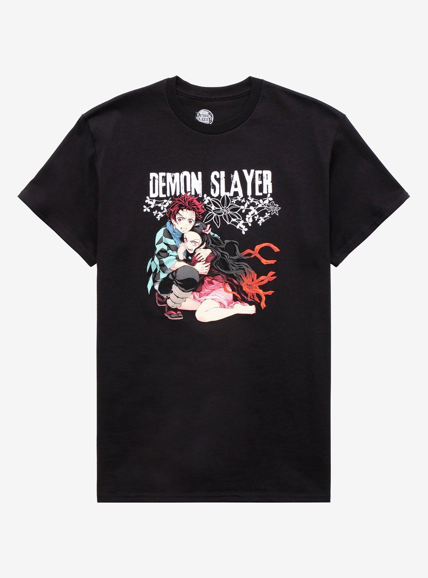 Demon Slayer: Kimetsu No Yaiba Siblings Boyfriend Fit Girls T-Shirt, MULTI, hi-res