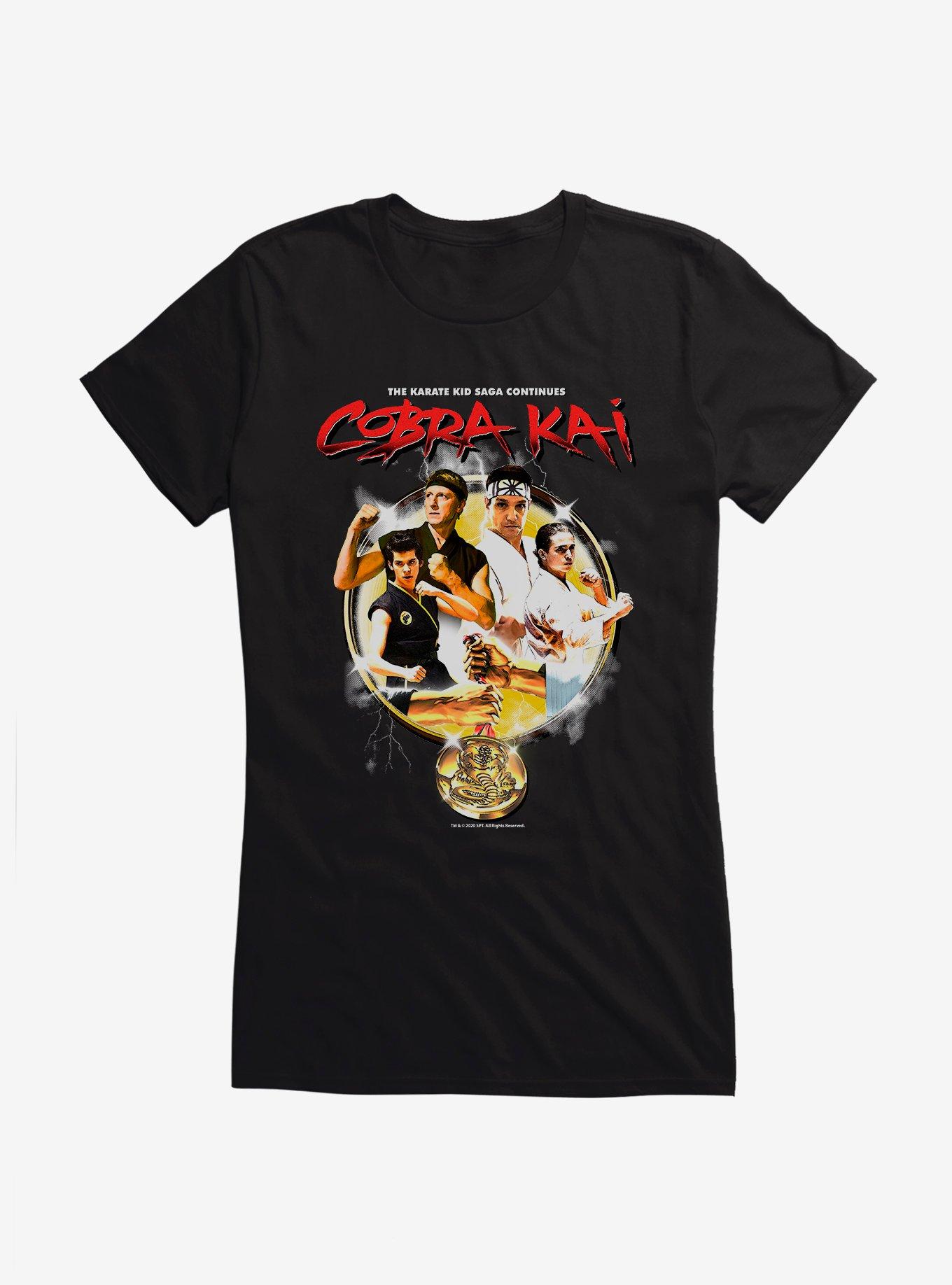 Cobra Kai The Saga Continues Girls T-Shirt, , hi-res