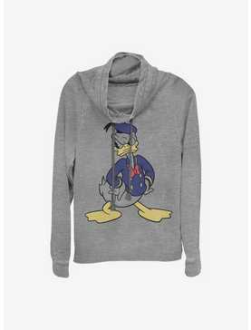 Disney Donald Duck Classic Vintage Donald Cowlneck Long-Sleeve Girls Top, , hi-res