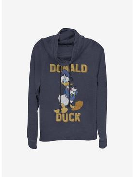 Disney Donald Duck Classic Cowlneck Long-Sleeve Girls Top, , hi-res