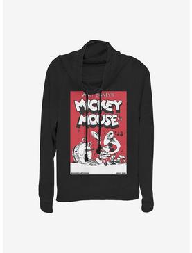 Disney Mickey Mouse Mickey Band Comic Cowlneck Long-Sleeve Girls Top, , hi-res