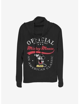 Disney Mickey Mouse Classic Mickey Cowlneck Long-Sleeve Girls Top, , hi-res
