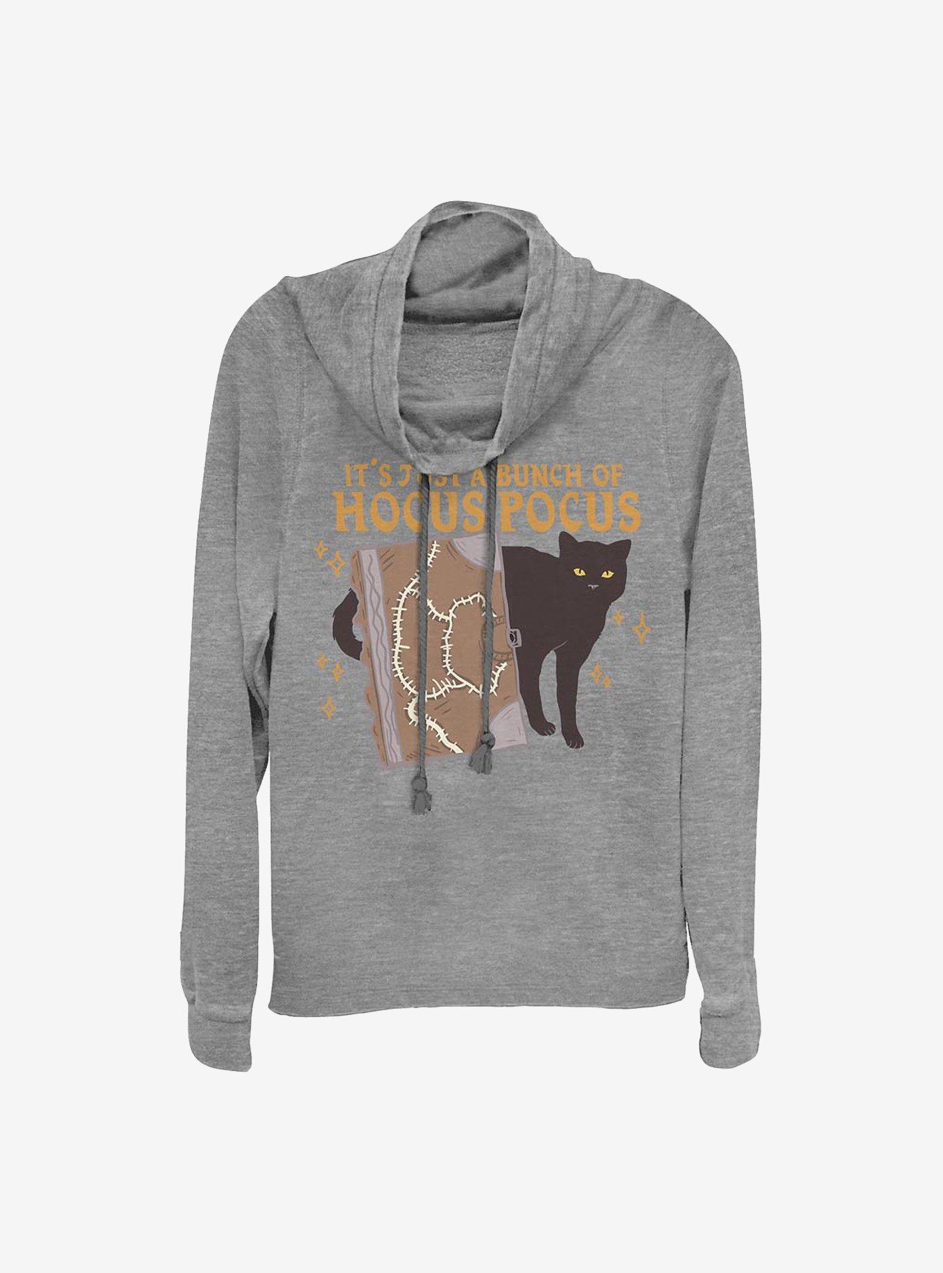 Disney Hocus Pocus Binx And Book Cowlneck Long-Sleeve Girls Top, , hi-res