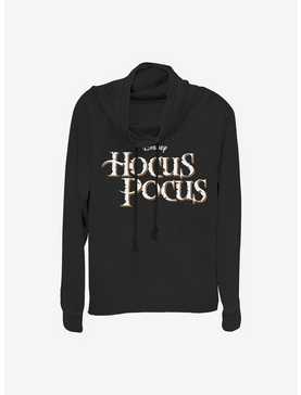 Disney Hocus Pocus Logo Cowlneck Long-Sleeve Girls Top, , hi-res
