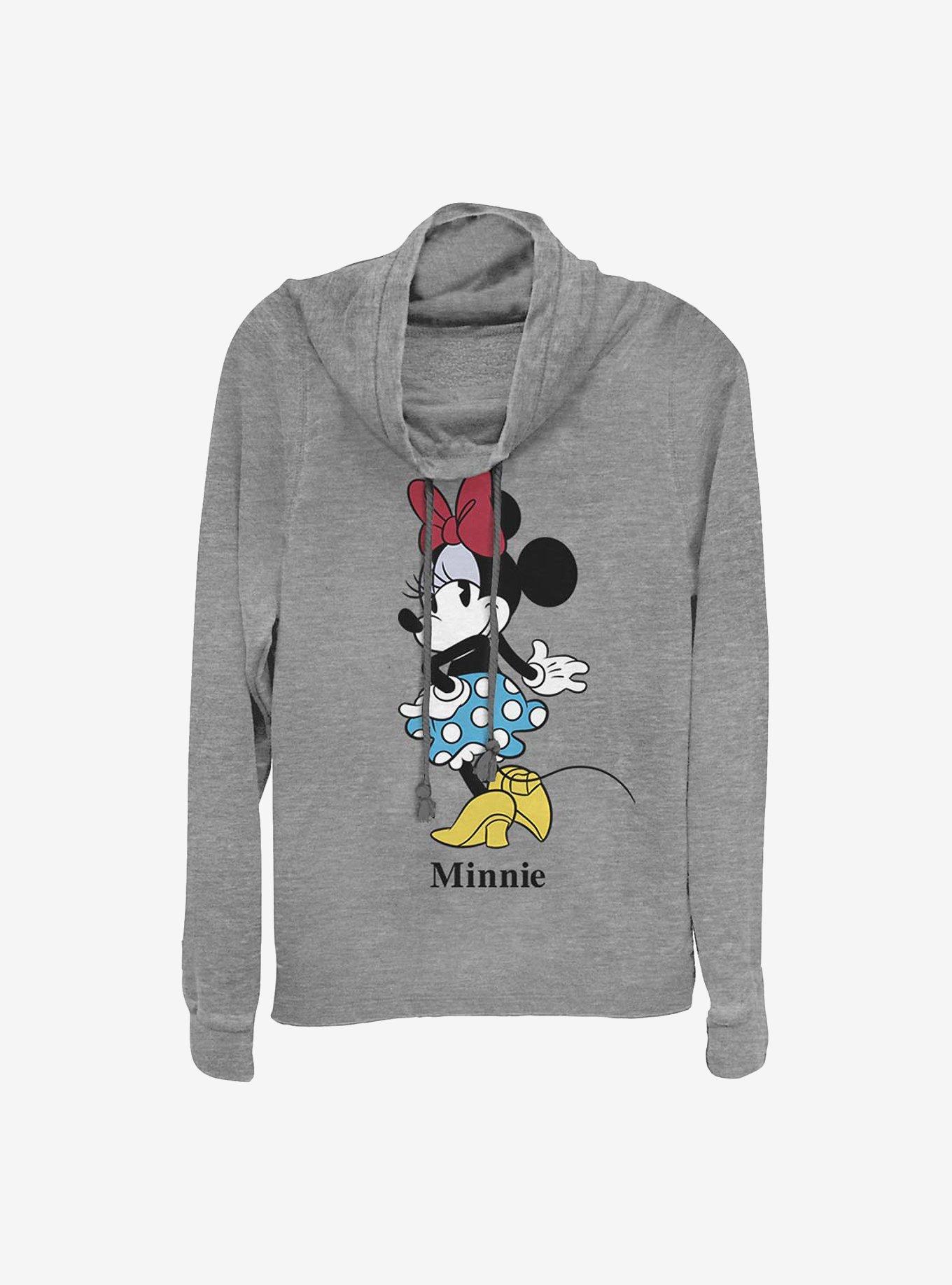 Disney Minnie Mouse Minnie Skirt Cowlneck Long-Sleeve Girls Top