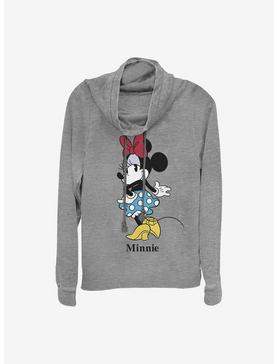 Disney Minnie Mouse Minnie Skirt Cowlneck Long-Sleeve Girls Top, , hi-res
