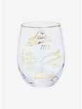 Disney Princess Signatures Wine Glass, , hi-res
