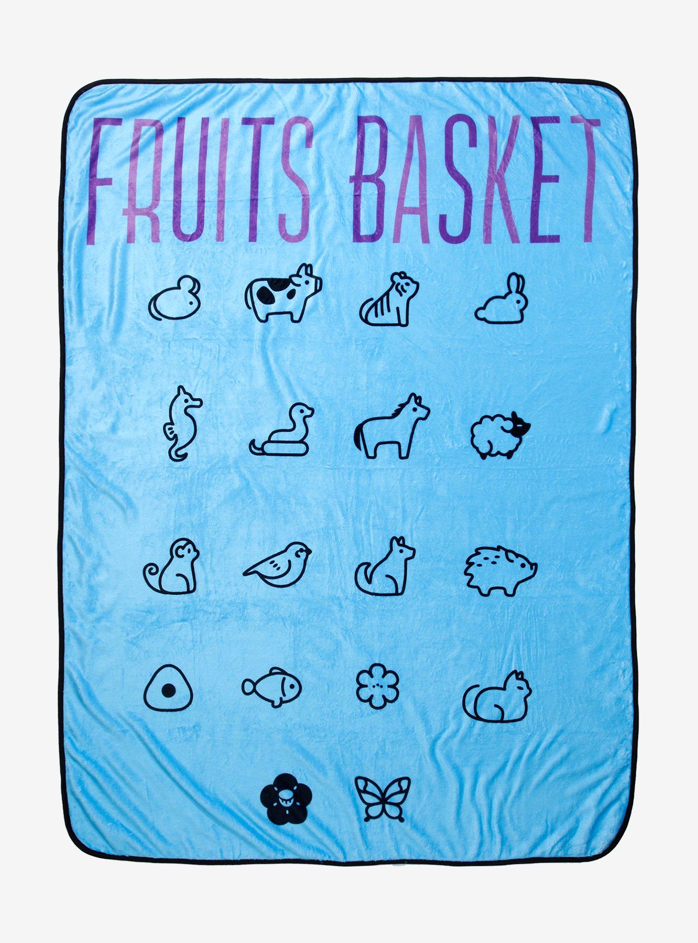 Fruits Basket Symbols Throw Blanket Hot Topic