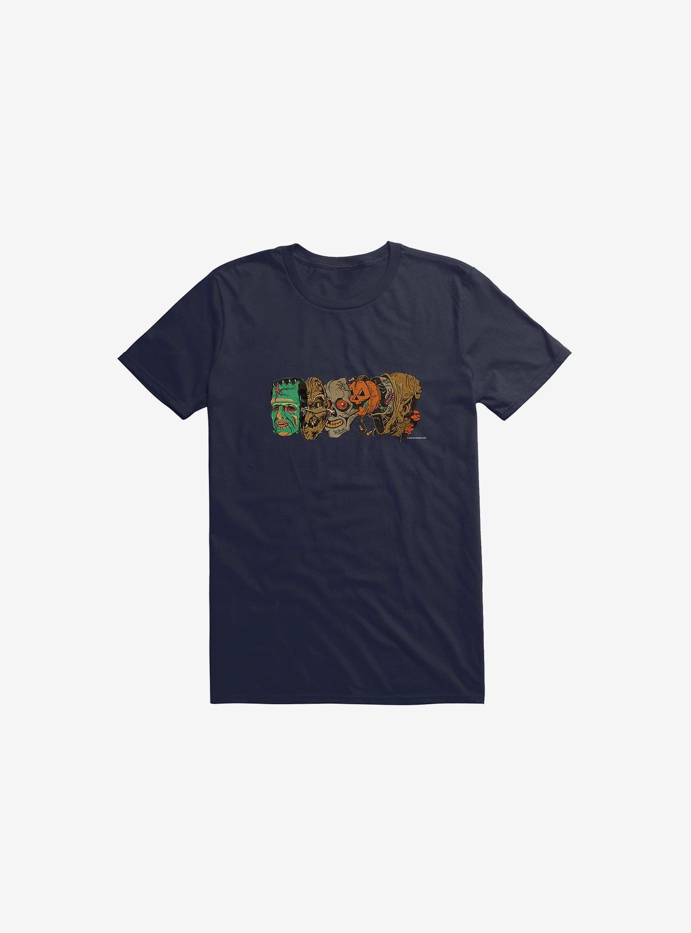 Anatomy Of A Ghoul T-Shirt, NAVY, hi-res
