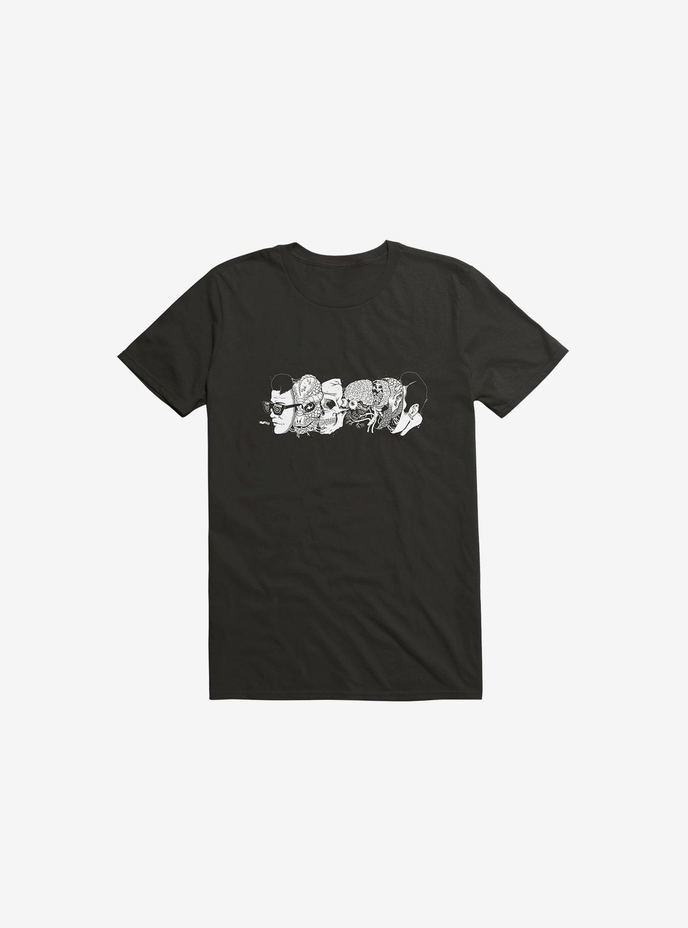 Reptoids Exist T-Shirt, BLACK, hi-res