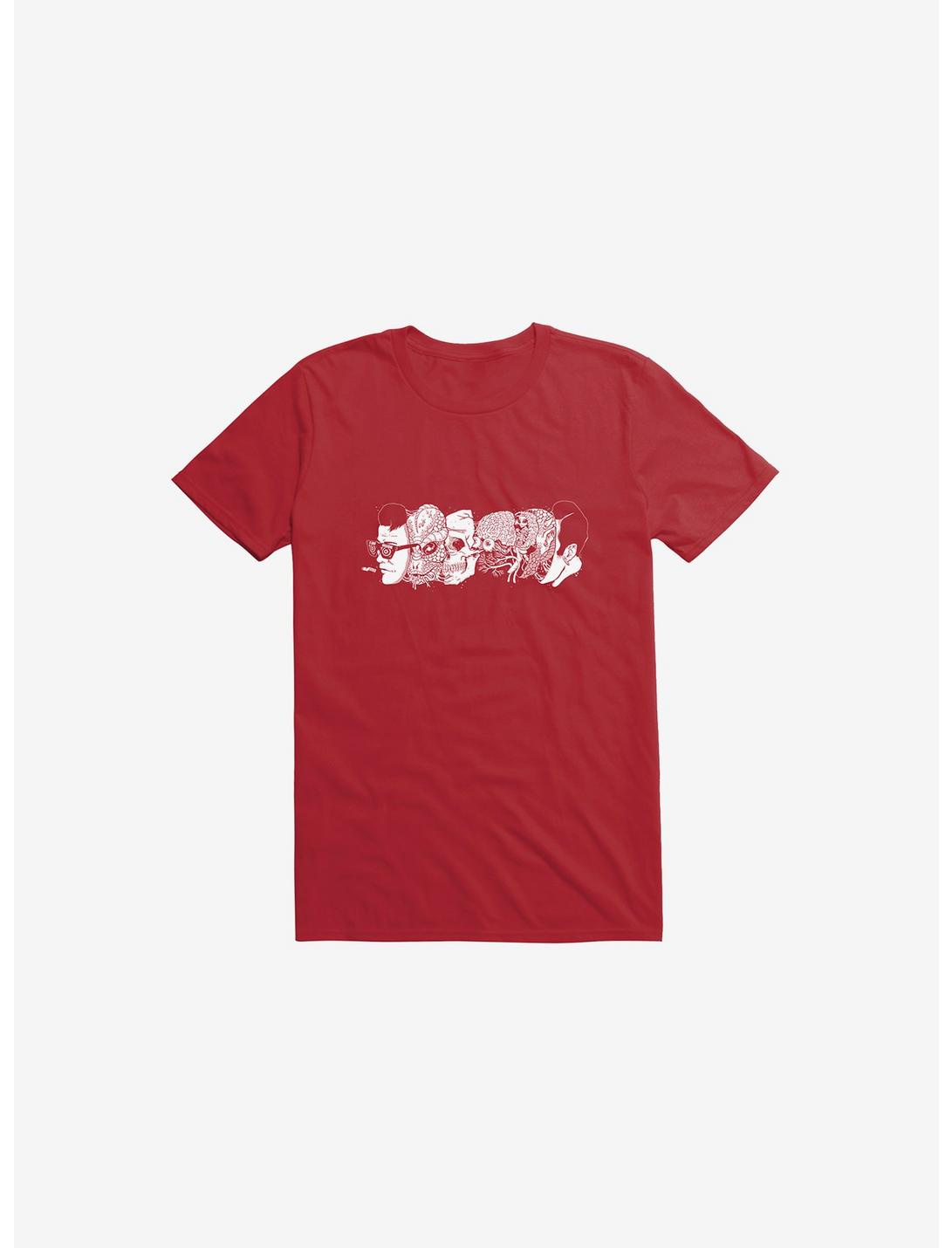 Reptoids Exist T-Shirt, RED, hi-res