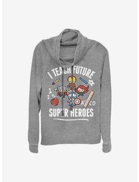 Marvel Avengers Teach Future Supers Cowlneck Long-Sleeve Girls Top, , hi-res